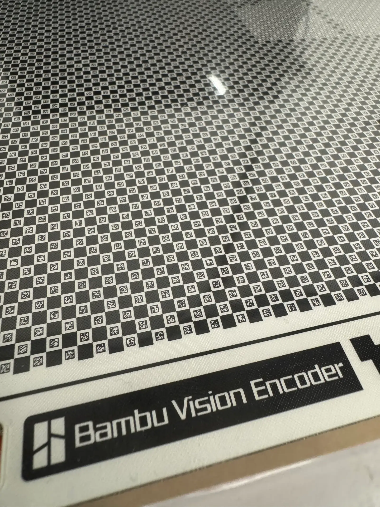 Vision encoder used for printer calibration and micron-level accuracy